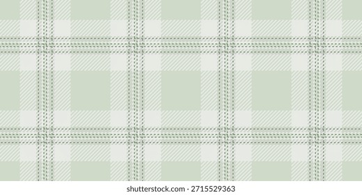 Line fabric texture vector, new check seamless tartan. Italian pattern textile plaid background in white and light colors palette.