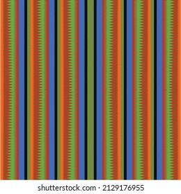 Line fabric tribal indian pattern background, art illustration decorative ikat indian, Asian, Boho, Aztec, African fashion style.