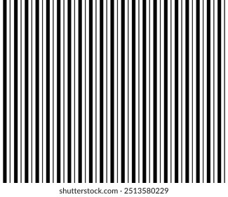 Line fade pattern. From thin line to thick. Parallel stripe.  black streak on white background. Degraded fades stripe for design print.