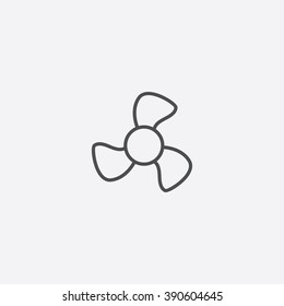 Linienfächer-Symbol