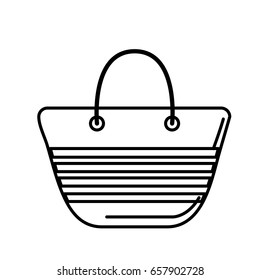 line fashion purse to be in the beach