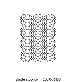 line figure with graphic seamless creative background decoration