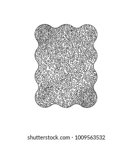 line figure with graphic seamless pattern background design