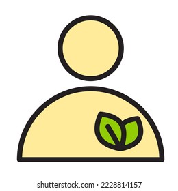 Line fill color Icon of Save Earth and Ecology, include leaf, tree, industry, nature, badge and more. editable file, easy to uses, outline fill color icon style.