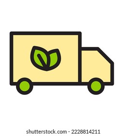Line fill color Icon of Save Earth and Ecology, include leaf, tree, industry, nature, badge and more. editable file, easy to uses, outline fill color icon style.