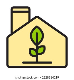 Color de relleno de línea Icono de Salvar la Tierra y la Ecología, incluye hoja, árbol, industria, naturaleza, placa y más. archivo editable, fácil de usar, estilo de icono de color de relleno de esquema.