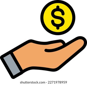 Line Filled Vector Icon For Your Project