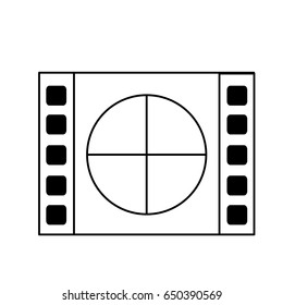 line film countdown to projection of movie