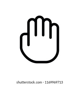 Line Finger Icon