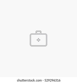 line first aid kit icon