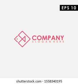 Line Fish Logo Design Modern Vector Template. FIsh Logo. Vector Illustration