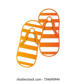 line flip flop saldals design