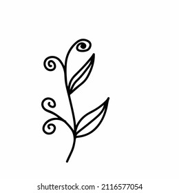Line floral design. you can add it with your favorite pastel coloring that you have at home