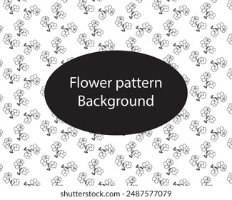 line floral leave pattern background 