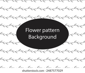 line floral pattern background design