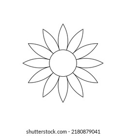 Flor de línea para fondo papel de pared y ilustración de arte sin fisuras textura de diseño gráfico vectorial diseño aislado de moda plana para algodón hermoso patrón colorido de papel artesanal y oveja