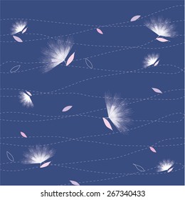 line flower,vector illustration