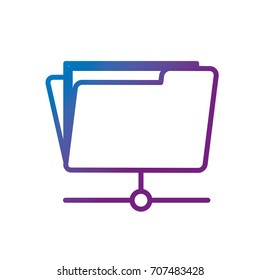 line folder file data center server