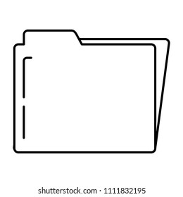 line folder file to organized document archive
