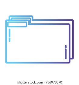 line folder file to save documents information to archive