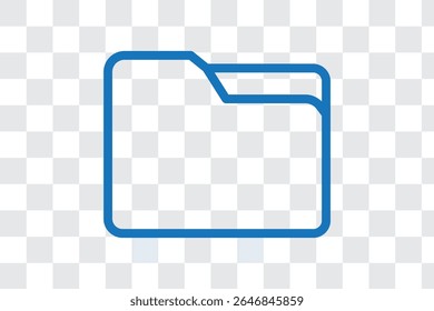 Line folder icon eps file 10