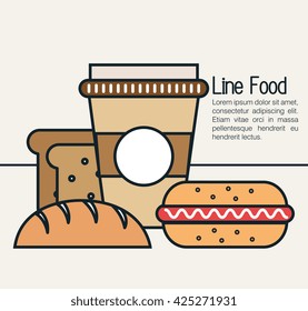 line food  design 