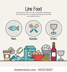line food  design 