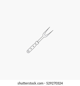 line fork icon