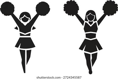 Pose de baile de formación de línea, movimiento enérgico