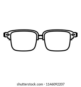 line frame glasses optical object style