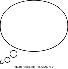 Line frame text speech bubble set. Line balloon design talk speech bubble frame. Text dialog balloon, simple doodle thinking cloud. Vector illustration