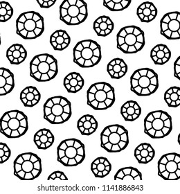 line fun float to water design background