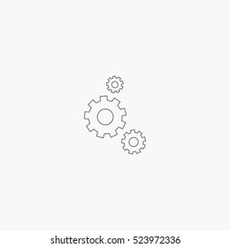 line gear icon