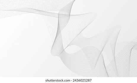 line geometric abstract Curves twisted into waves
