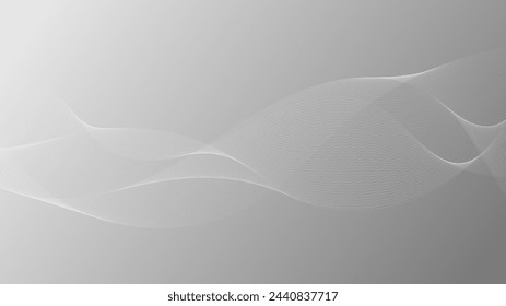 line geometric abstract Curves twisted into waves