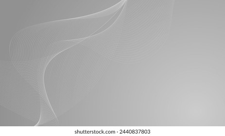 line geometric abstract Curves twisted into waves