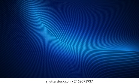 line geometric abstract Curves twisted into waves