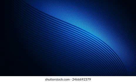 line geometric abstract Curves twisted into waves