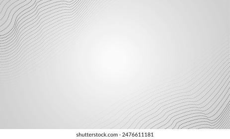 line geometric abstract Curves twisted into waves