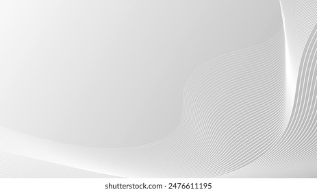 line geometric abstract Curves twisted into waves