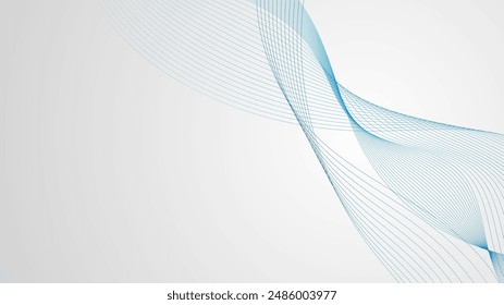 geometrische abstrakte Linien Kurven in Wellen verdreht