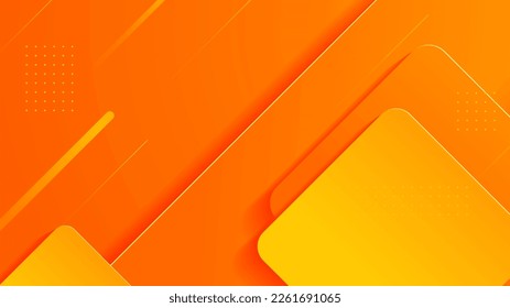 line geometric background, abstract yellow and orange, dynamic shapes, composition for illustration advertising, application, Banner or template design
