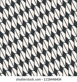 Line geometric chequer  seamless abstract pattern monochrome or two colors vector