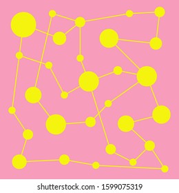 line geometric pattern for your design. abstract dot vector patterns