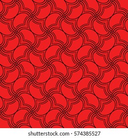 Line geometric seamless pattern. vector illustration. For interior design, printing, textile industry.