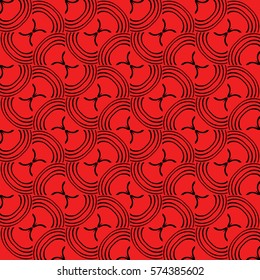 Line geometric seamless pattern. vector illustration. For interior design, printing, textile industry.