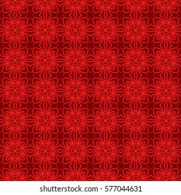 Line geometric seamless pattern. vector illustration. Ethnic floral ornament. For interior design, printing, textile industry, invitation card.