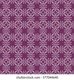 Line geometric seamless pattern. vector illustration. Ethnic floral ornament. For interior design, printing, textile industry, invitation card.