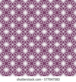 Line geometric seamless pattern. vector illustration. Ethnic floral ornament. For interior design, printing, textile industry, invitation card.