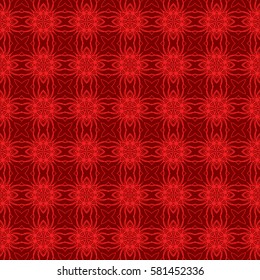 Line geometric seamless pattern. vector illustration. Ethnic floral ornament. For interior design, printing, textile industry, invitation card.